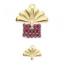 Cymbal Sitia - 8/0 Bead Ending, 24K Gold Plate, ea