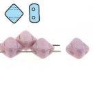 2 Hole Silky 6mm Chalk Lilac Luster, 40 Beads SQ206-03000-14494