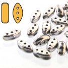 CALI 3x8mm 3-hole beads FULL LABRADOR, aprx 9 gm CAL3800030-27000