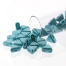 Kheops beads par Puca 6mm  PASTEL AQUA apx 9.7g blue Czech glass beads