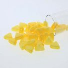 Kheops beads par Puca 6mm OPAQUE JONQUIL SILK MATTE apx 59 beads, apx 7.8g YELLOW Czech glass beads