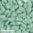Pip 5X7mm OPAQUE TURQUOISE BLUE, aprx 60 Czech glass beads