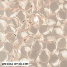 Pip 5X7mm PINK, aprx 60 Czech glass beads