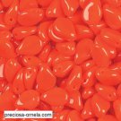 Pip 5X7mm OPAQUE RED, aprx 60 Czech glass beads