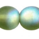 Round Beads 6mm Matte - Olivine AB.. color MX5023 Czech glass