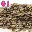 Dragon Scale Bead 1.5x5mm METALLIC MIX, aprx 10gm