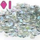 Dragon Scale Bead 1.5x5mm CRYSTAL BLUE RAINBOW, aprx 10gm