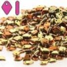 Dragon Scale Bead 1.5x5mm CALIFORNIA GOLD RUSH, aprx 10gm
