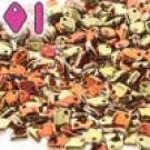 Dragon Scale Bead 1.5x5mm (JET) CALIFORNIA GOLD, aprx 10gm