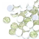 Baroque 2 Hole Cabochon 7mm  BACKLIT OPALESCENCE APRX 17 BEADS/ 6.8gm Czech Glass beads