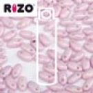 Rizo 2.5x6mm LILAC LUSTER, aprx 22gm Czech Glass Beads color 03000-14494