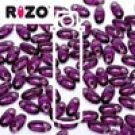 Rizo 2.5x6mm AMETHYST, aprx 22gm Czech Glass Beads color 20060