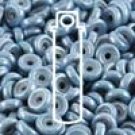6mm Wheel Bead CHALK BLUE LUSTER, aprx 19gm Czech Glass Beads color 0603000-14464
