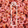 6mm Wheel Bead CHALK RUBY LUSTER, aprx 19gm Czech Glass Beads color 0603000-14497