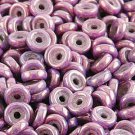 6mm Wheel Bead CHALK VEGA, aprx 19gm Czech Glass Beads color 0603000-15726