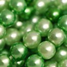 Pearl Coat - Round 4mm Emerald Isle Mix ˜70 Czech glass beads green