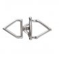 Cymbal Samaria-11/0 Toggle Clasp Antique Silver Plate, ea