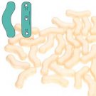 Bridge 3x12mm WHITE OPAQUE CHAMPAIGN, aprx 10gm 31203000-14413