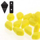 Kite 9x5mm 2 hole bead LEMON, aprx 10gm 9583120