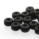 Octo 8x4mm 3 Hole Coin JET, aprx 10gm 8423980