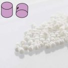 Minos 2.5x3mm OPAQUE WHITE LUSTER ˜5gm, ˜115bds
