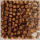 Minos 2.5x3mm BRONZE GOLD MATTE ˜5gm, ˜105bds