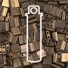 TILA BEAD 5MM MATTE METALLIC DARK BRONZE 7.2GM/TB
