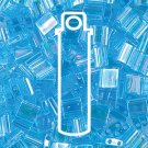 TILA BEAD 5MM TRANSPARENT AQUA AB 7.2 GM/TB color 260