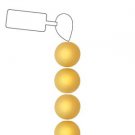 6mm Round Polaris Beads LIGHT COLORADO TOPAZ, aprx 25bd Color 10RN-PU-ST
