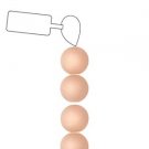 10mm Round Polaris Bead VINTAGE ROSE, aprx 15bd Color 1200030-98546