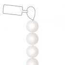 10mm Round Polaris Bead WHITE, aprx 15bd Color 1200030-98548