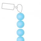 12mm Round Polaris Bead AQUAMARINE, aprx 10bd Color 0502010-24101