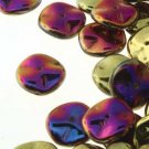 12mm RIPPLE beads CALIFORNIA VIOLET, aprx 50bd Color 0502010-24105