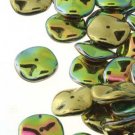 12mm RIPPLE beads CALIFORNIA MEADOW, aprx 50bd Color 0502010-24107