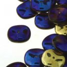 12mm RIPPLE beads CALIFORNIA BLUE, aprx 50bd Color 0502010-24108