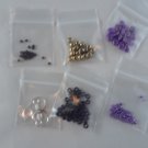 Earrings kit purple colorway number 1