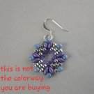 Earrings kit purple colorway number 2
