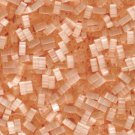 1/2 Tila 2 hole aprx 8gm Czech Glass 5mm beads Half Tila,  Silk Pale Light Coral color 2555