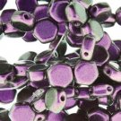 Honeycomb 6mm Motley Black Raspberry, appr 30 beads