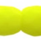 Firepolish 3mm: Neon Yellow aprx 50 Czech glass beads color 25121