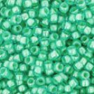 TOHO - Round 15/0: Inside-Color Aqua/Light Jonquil-Lined Czech glass beads color 954