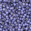 TOHO Round 15/0: PermaFinish - Metallic Polaris Czech glass beads color PF567