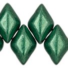 GEMDUO 8x5mm ColorTrends Saturated Metallic Martini Olive, aprx 8gm Czech glass beads color 06B05