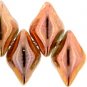 GEMDUO 8x5mm ColorTrends Crystal - Sunset 1/2, aprx 8gm Czech glass beads color 27137