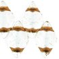 GEMDUO 8x5mm ColorTrends Crystal - Copper-Lined, aprx 8gm Czech glass beads color CL0003