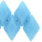 GEMDUO 8x5mm ColorTrends Blue Turquoise, aprx 8gm Czech glass beads color 6303