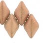 GEMDUO 8x5mm ColorTrends Matte - Apollo - Gold, aprx 8gm Czech glass beads color 27171