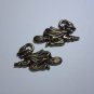 Flying Witch Double Sided Charm Made in USA by TierraCast, Coven Halloween