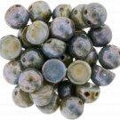 CzechMates Cabochon 7mm Luster - Opaque Green ˜9.5gm
