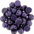 CzechMates Cabochon 7mm Metallic Suede – Purple  ˜9.5gm apr